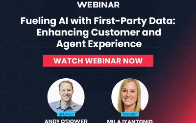 Watch Now Fueling AI with First-Party Data: Enhancing Customer and Agent Experience