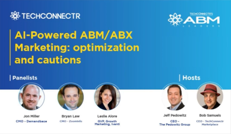 ABM Leaders Group: AI-Powered ABM/ABX Marketing: optimization and cautions