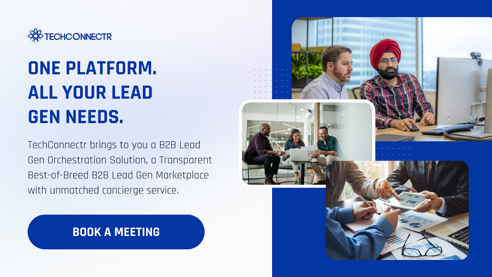 Book a meeting with TechConnectr